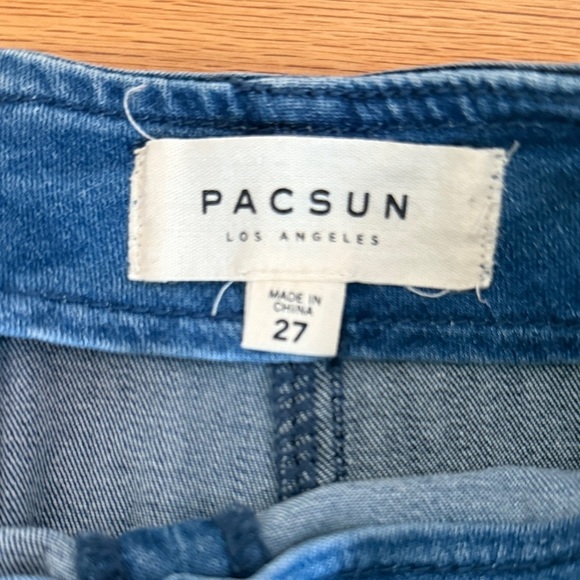PacSun Blue Denim Pencil Skirt - Picture 2 of 3